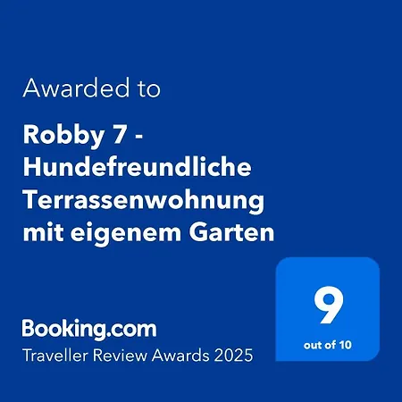 Robby 7 - Hundefreundliche Terrassenwohnung Mit Eigenem Garten * Wangerooge